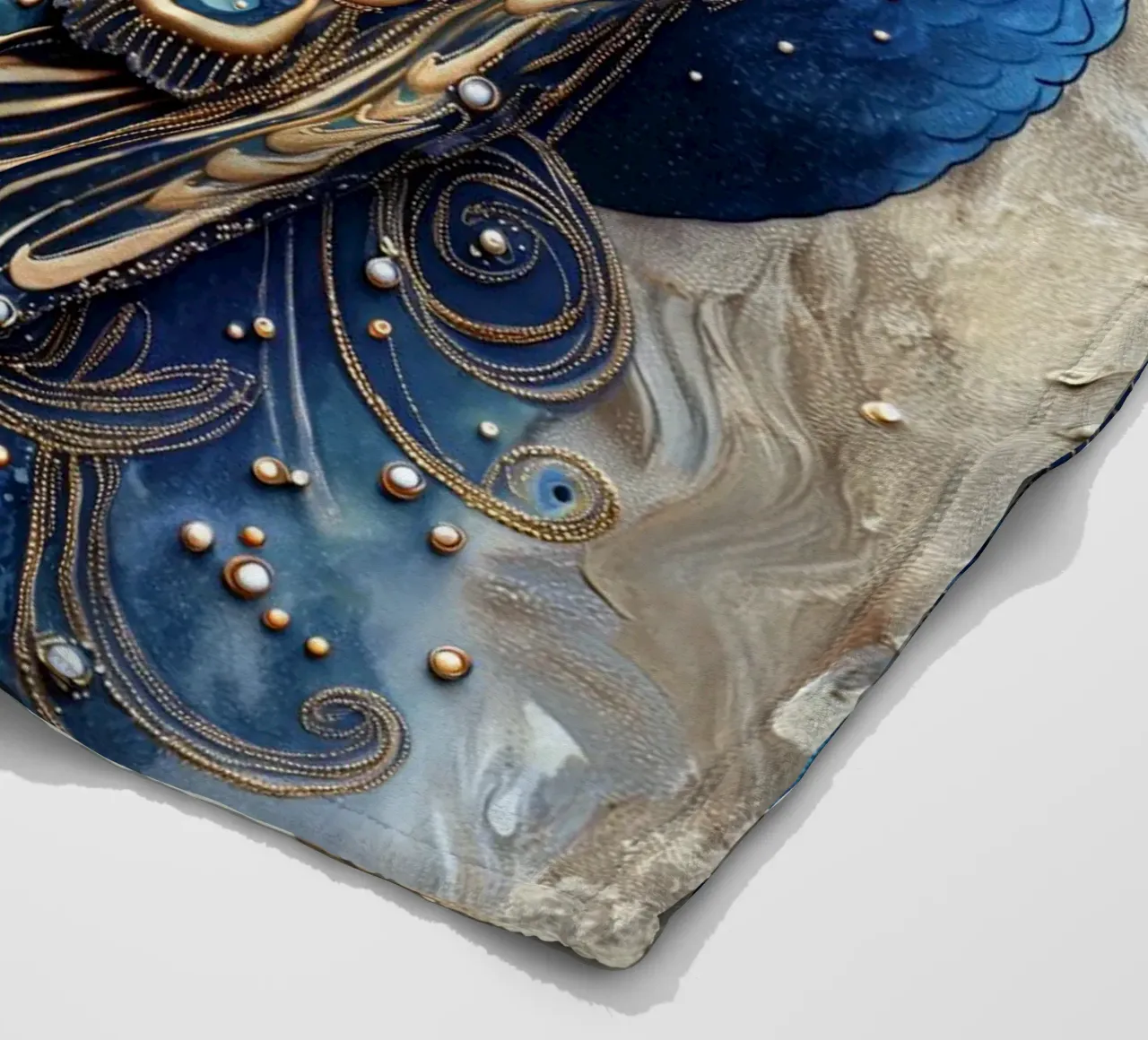 Peacock fleece blanket by Imagine