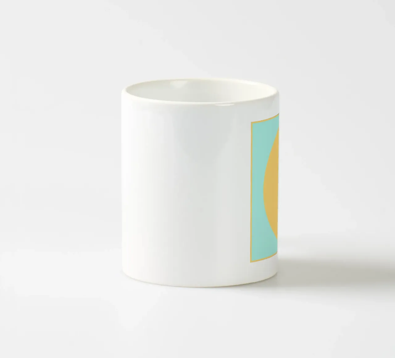 Boho Sunset Waves | Abstract Retro Art - IV tazza in ceramica da Une Affaire de Filles