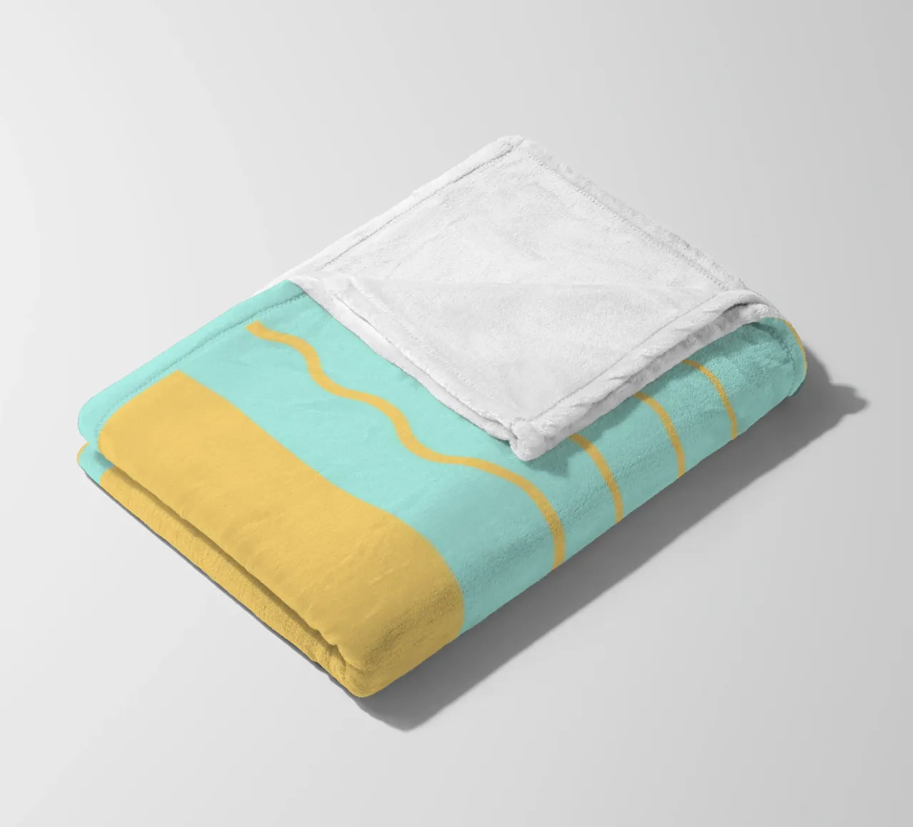 Boho Sunset Waves | Abstract Retro Art - IV coperta in pile da Une Affaire de Filles