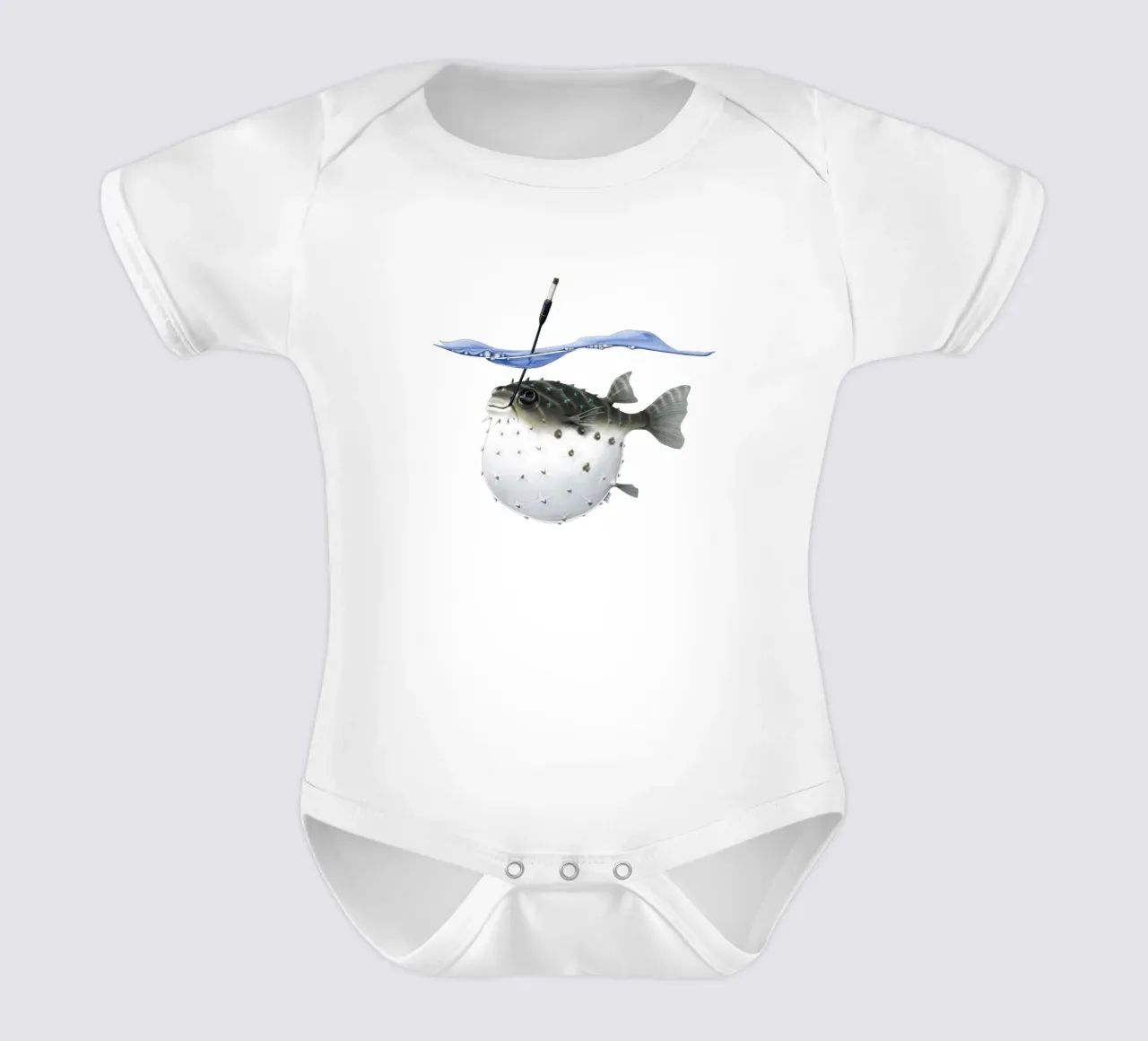 Take it Outside! (Wordless) body neonato maniche corte da Rob Art | Illustration