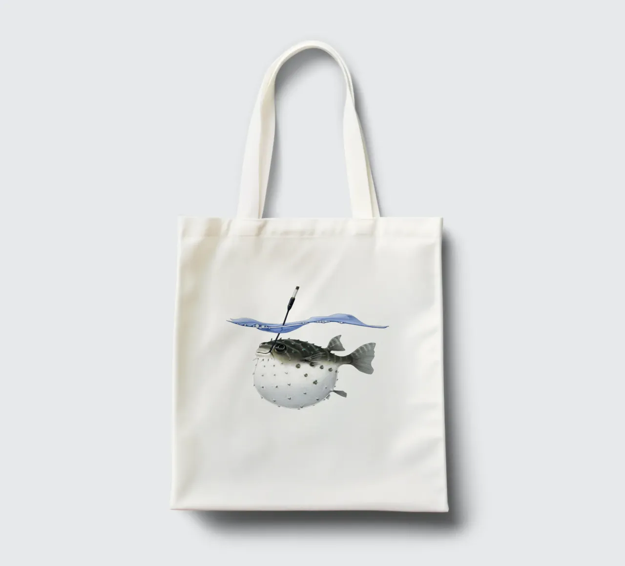 Take it Outside! (Wordless) borsa in juta da Rob Art | Illustration