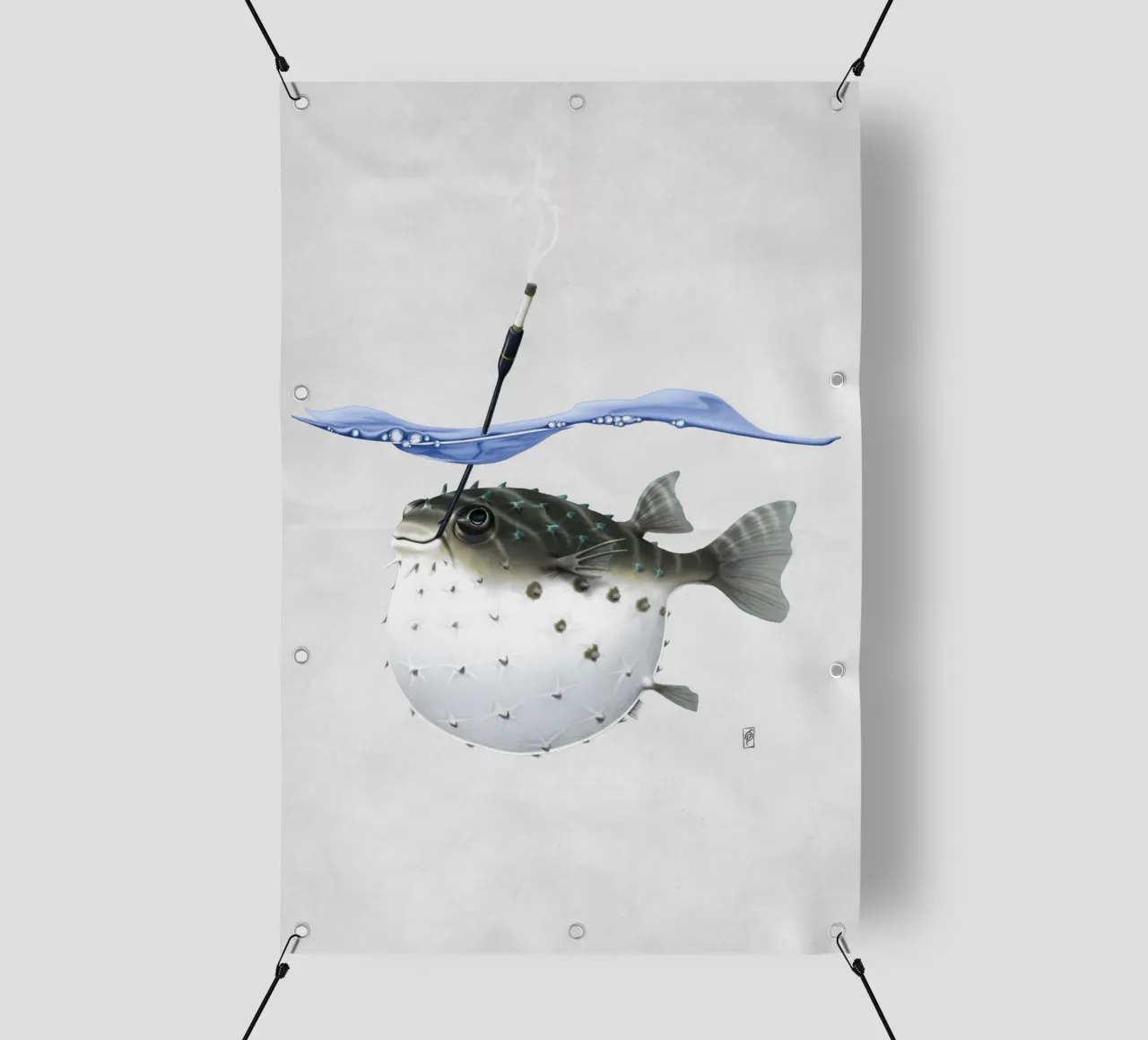 Take it Outside! (Wordless) telo in pvc da Rob Art | Illustration