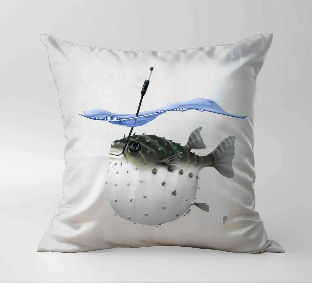 Take it Outside! (Wordless) cuscino da Rob Art | Illustration