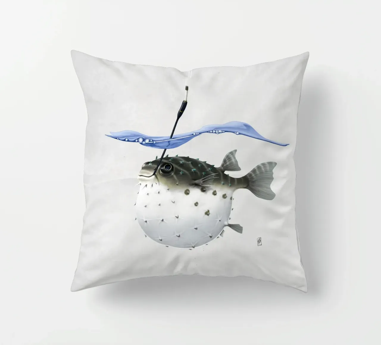 Take it Outside! (Wordless) cuscino da Rob Art | Illustration