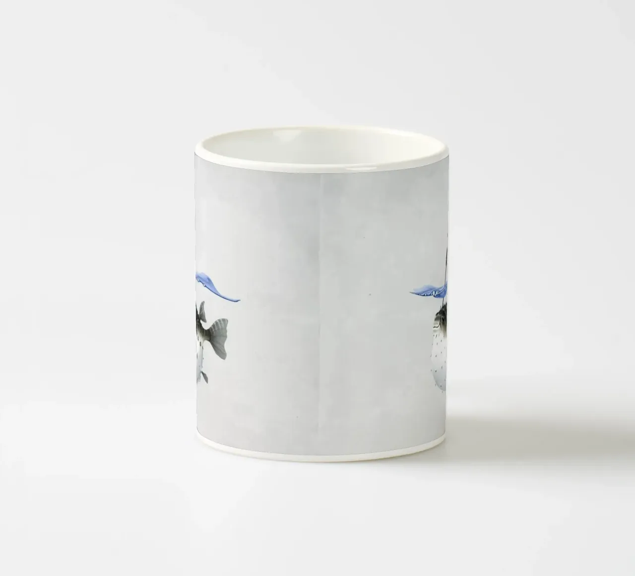 Take it Outside! (Wordless) tazza in ceramica da Rob Art | Illustration
