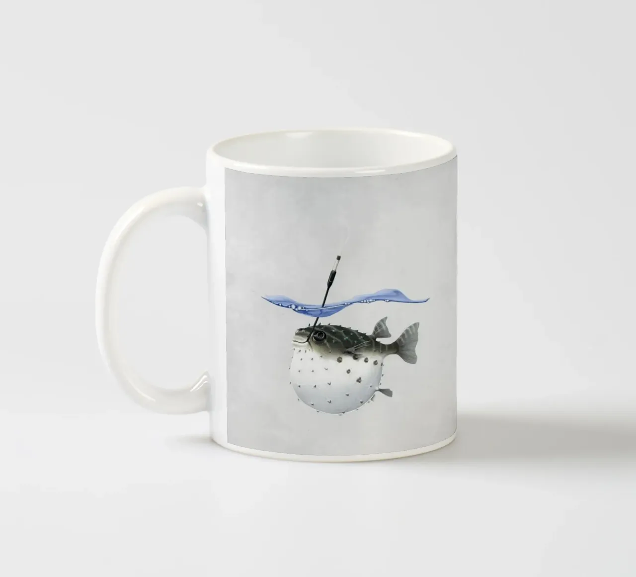 Take it Outside! (Wordless) tazza in ceramica da Rob Art | Illustration