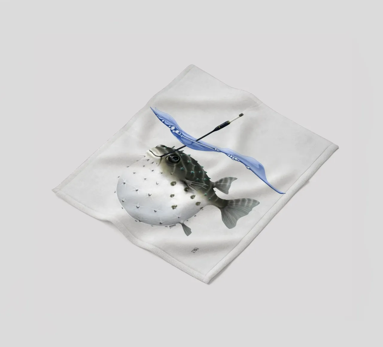 Take it Outside! (Wordless) coperta in pile da Rob Art | Illustration