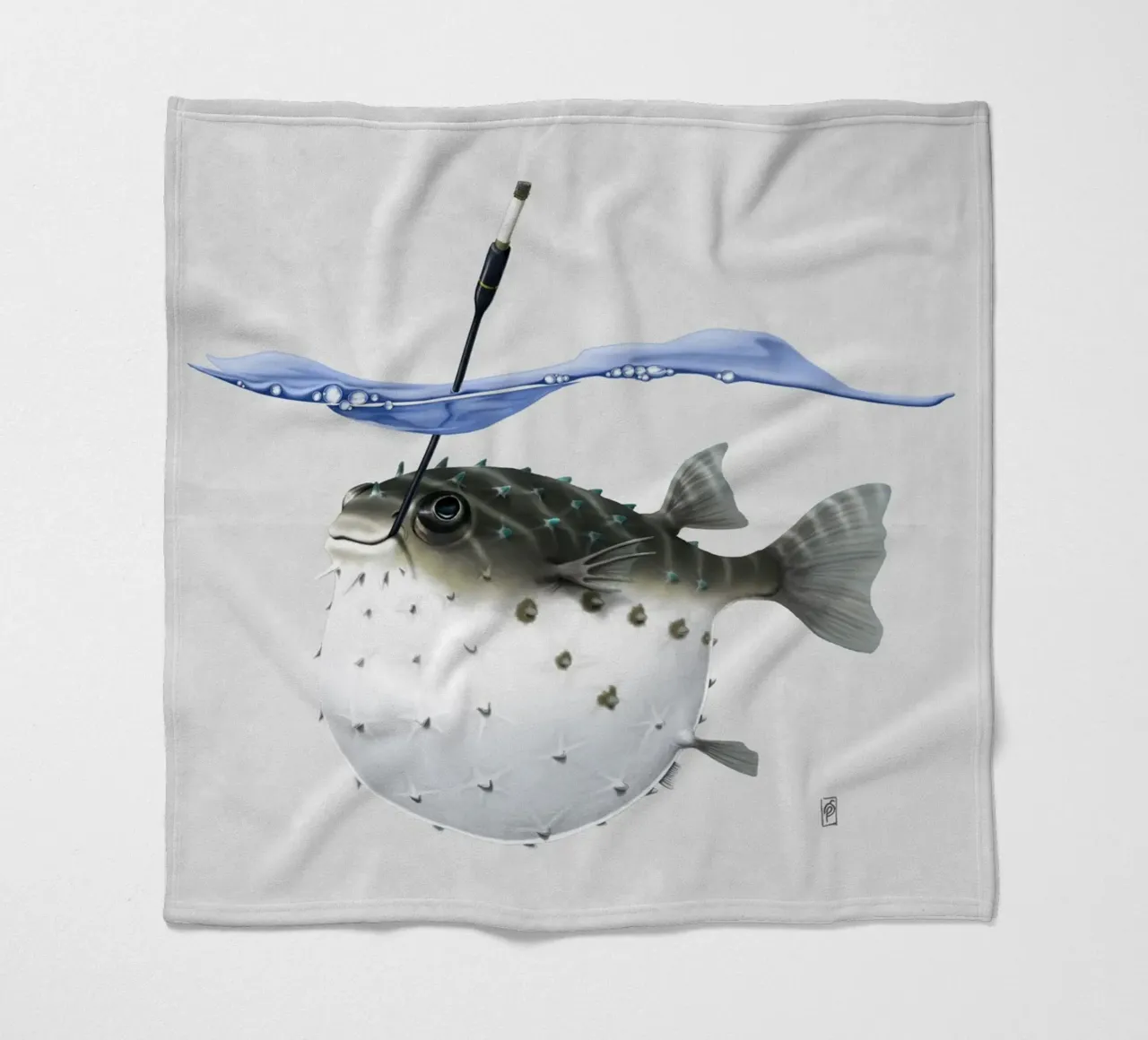 Take it Outside! (Wordless) coperta in pile da Rob Art | Illustration