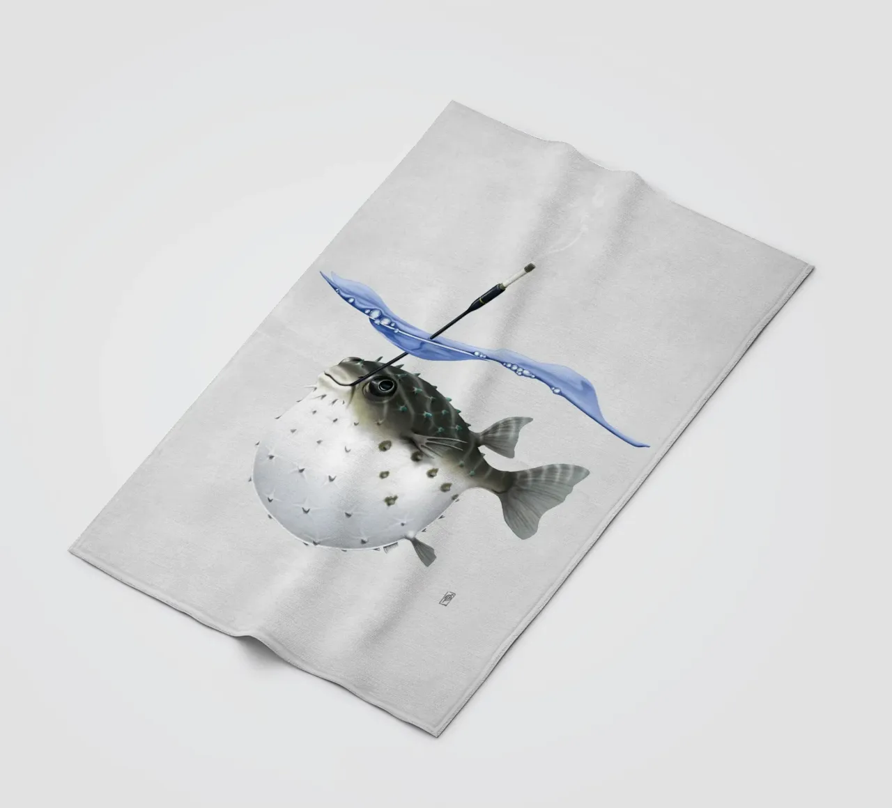 Take it Outside! (Wordless) coperta in pile da Rob Art | Illustration