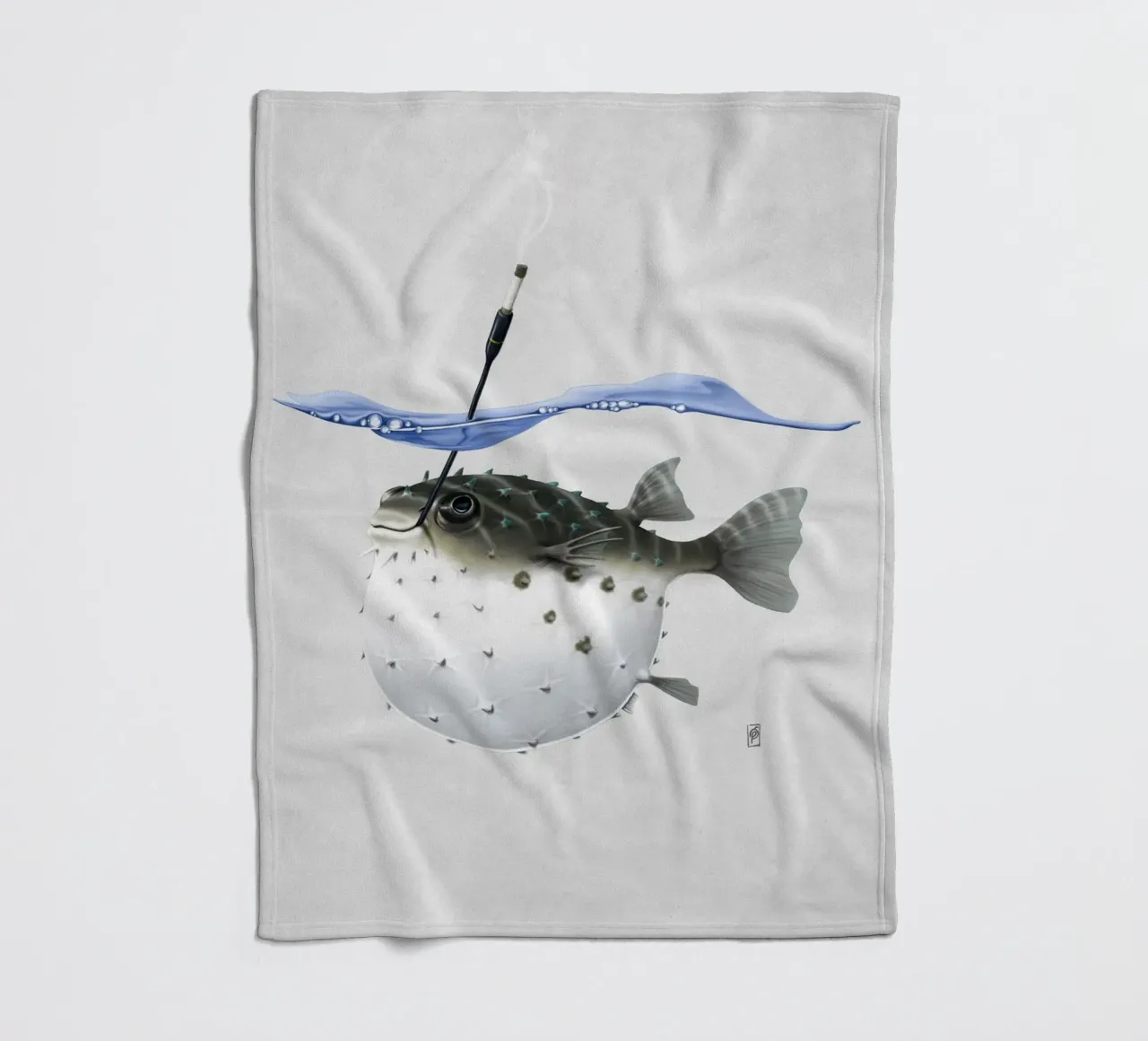 Take it Outside! (Wordless) coperta in pile da Rob Art | Illustration