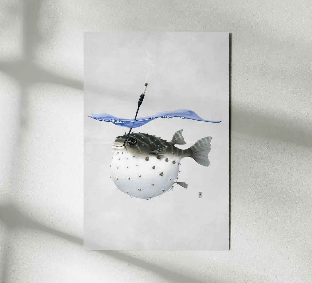 Take it Outside! (Wordless) alluminio dibond da Rob Art | Illustration