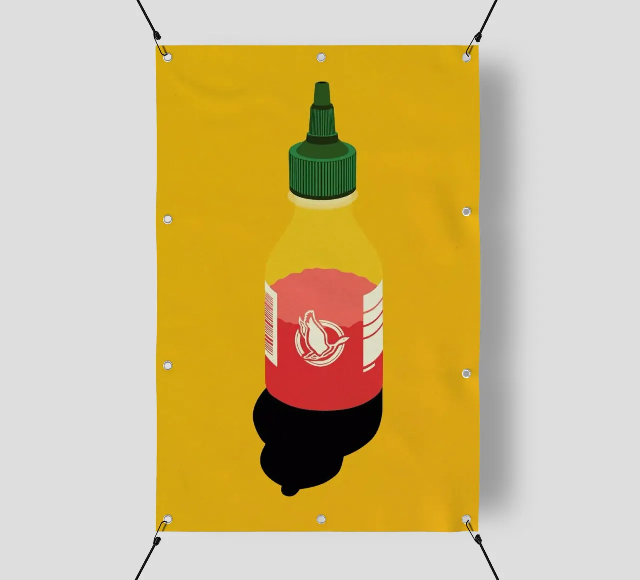 Chilli Sauce telo in pvc da Rosi Feist