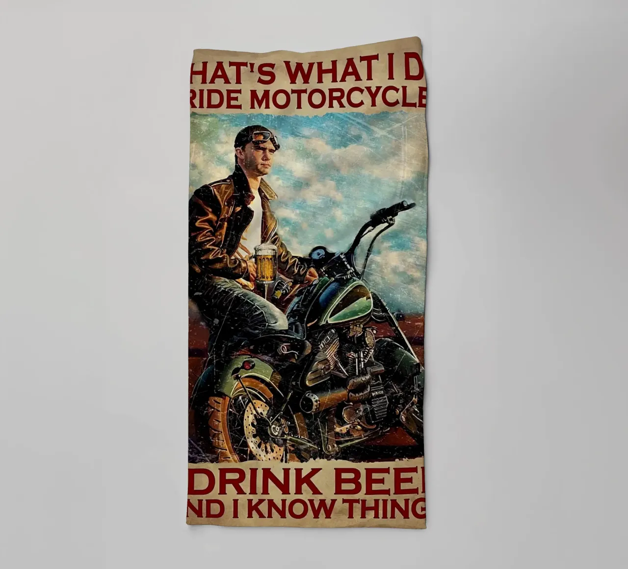 Questo è quello che faccio, vado in motocicletta asciugamano da bagno da Aaronshop