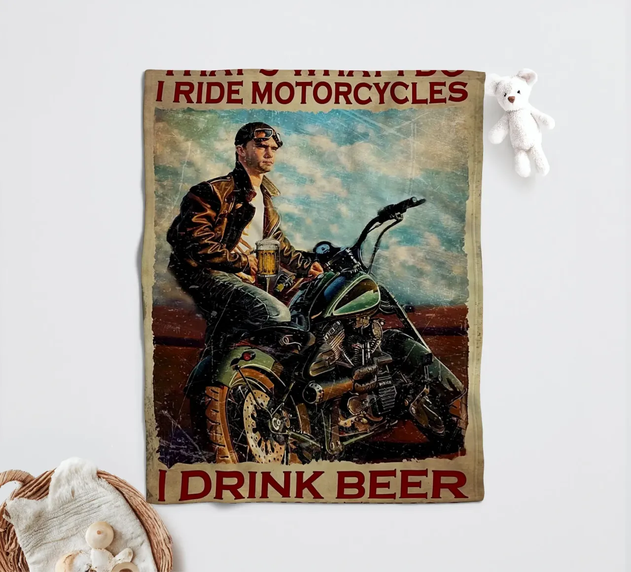 Questo è quello che faccio, vado in motocicletta coperta in pile da Aaronshop