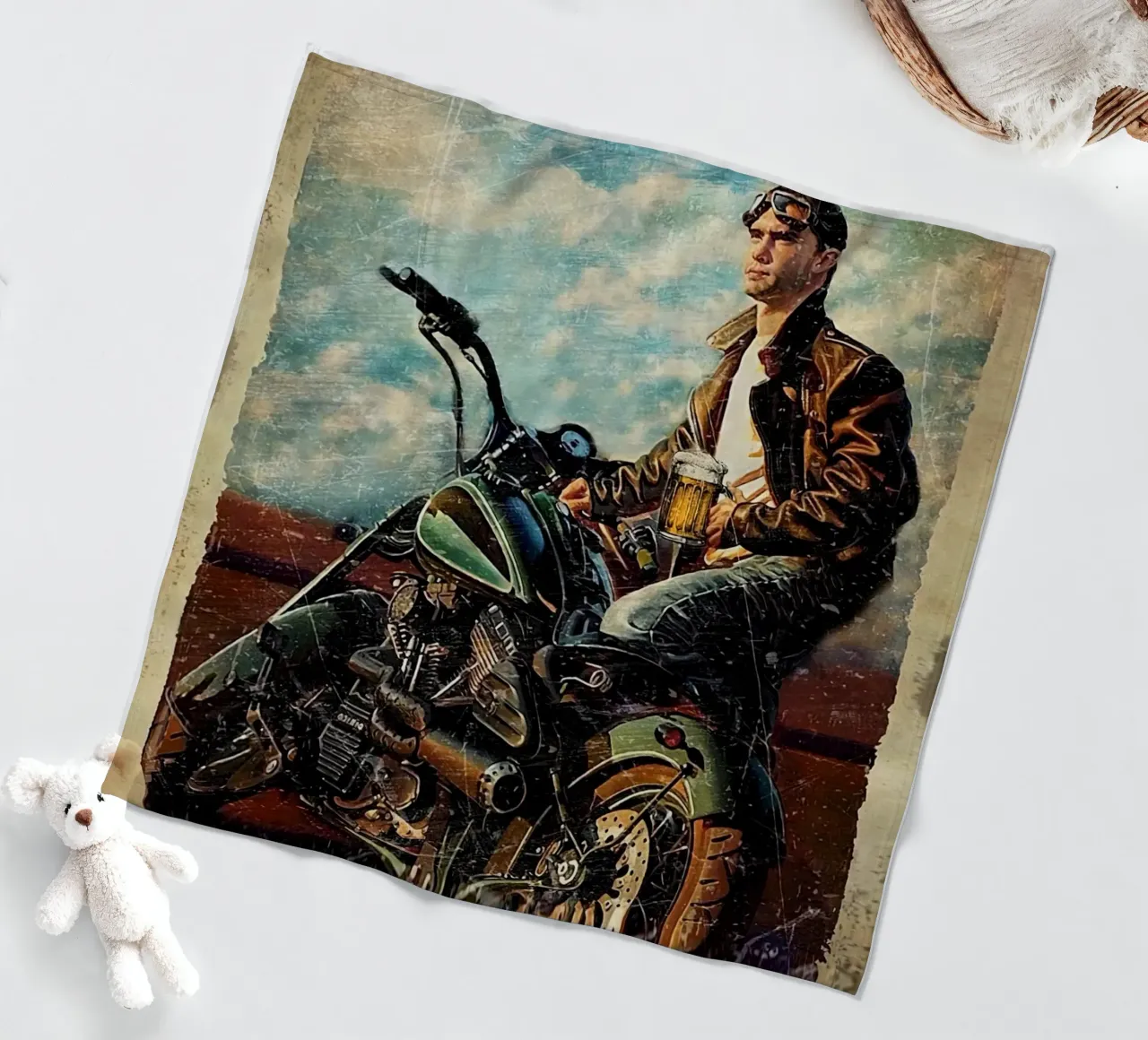 Questo è quello che faccio, vado in motocicletta coperta in pile da Aaronshop