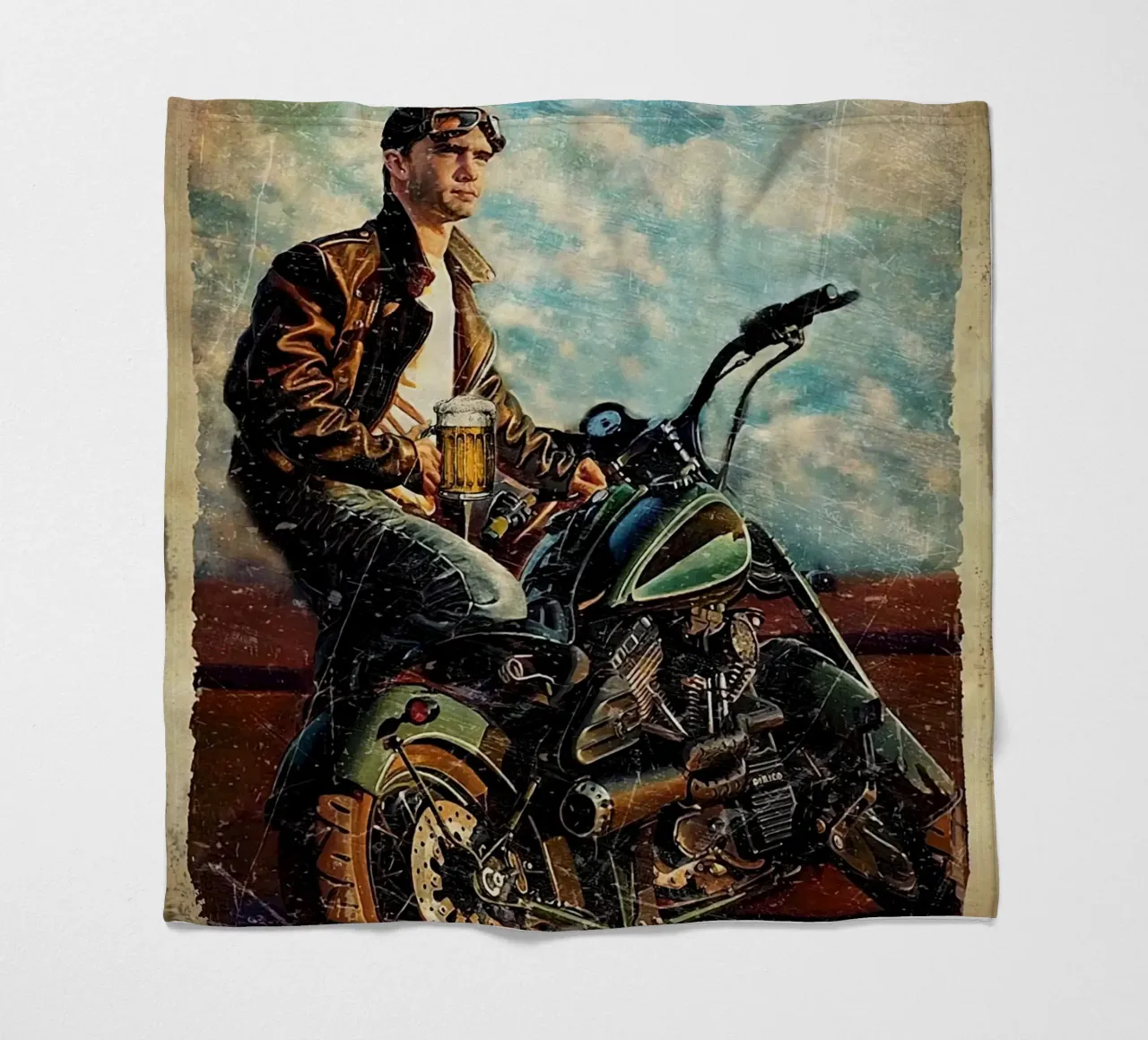 Questo è quello che faccio, vado in motocicletta coperta in pile da Aaronshop