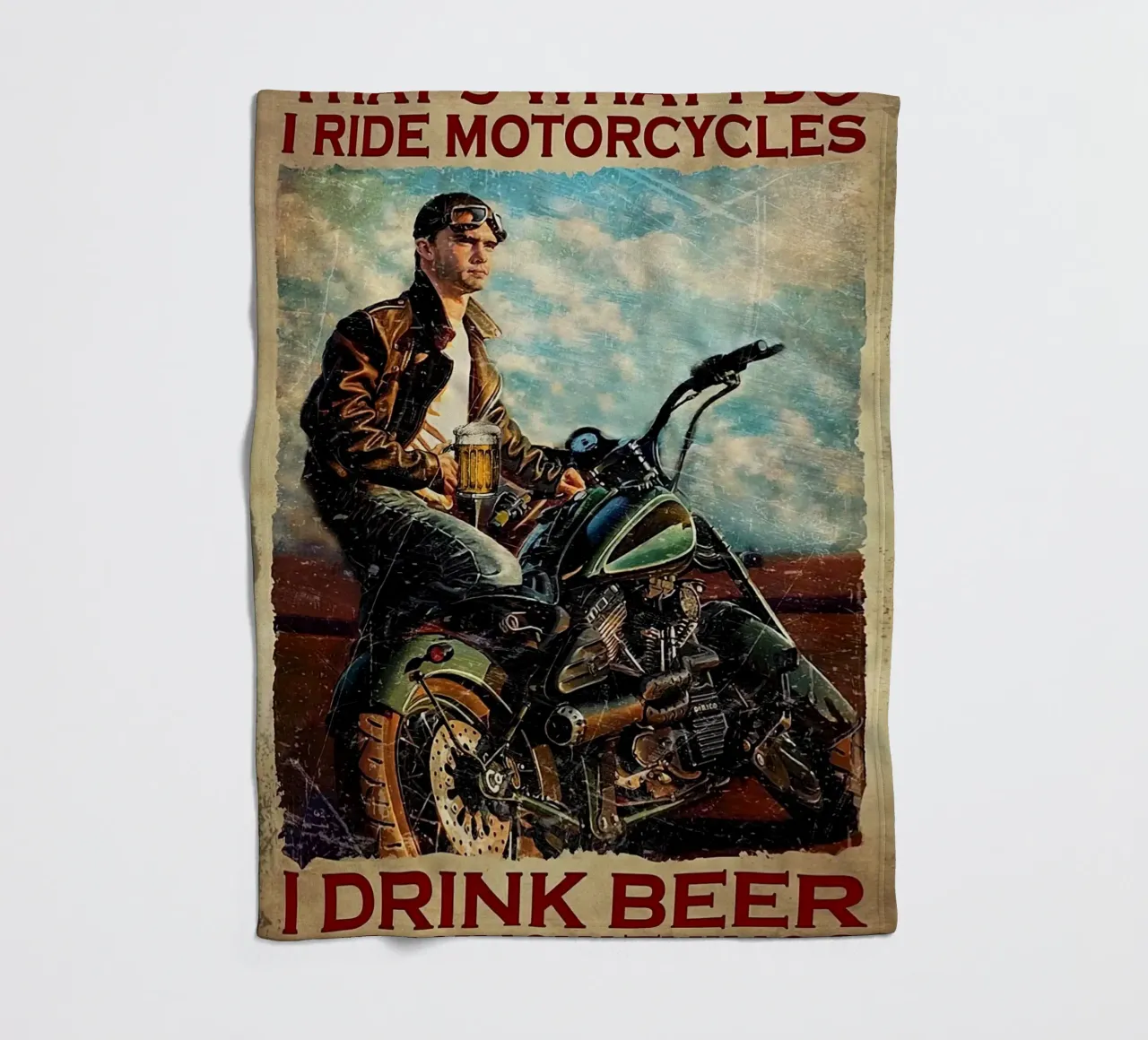 Questo è quello che faccio, vado in motocicletta coperta in pile da Aaronshop