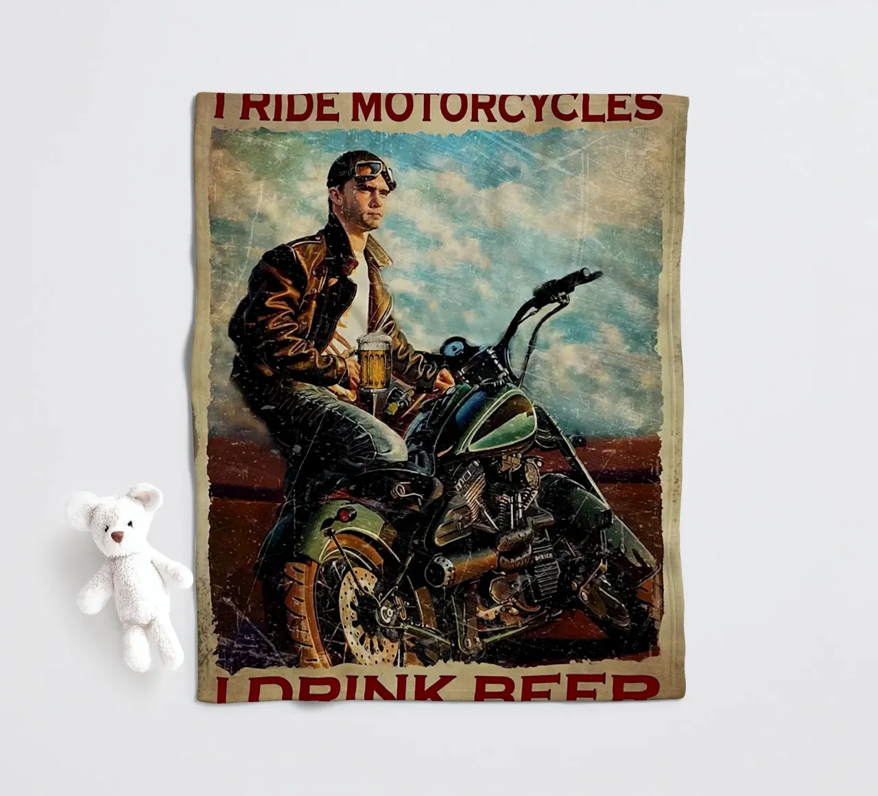 Questo è quello che faccio, vado in motocicletta coperta in pile da Aaronshop