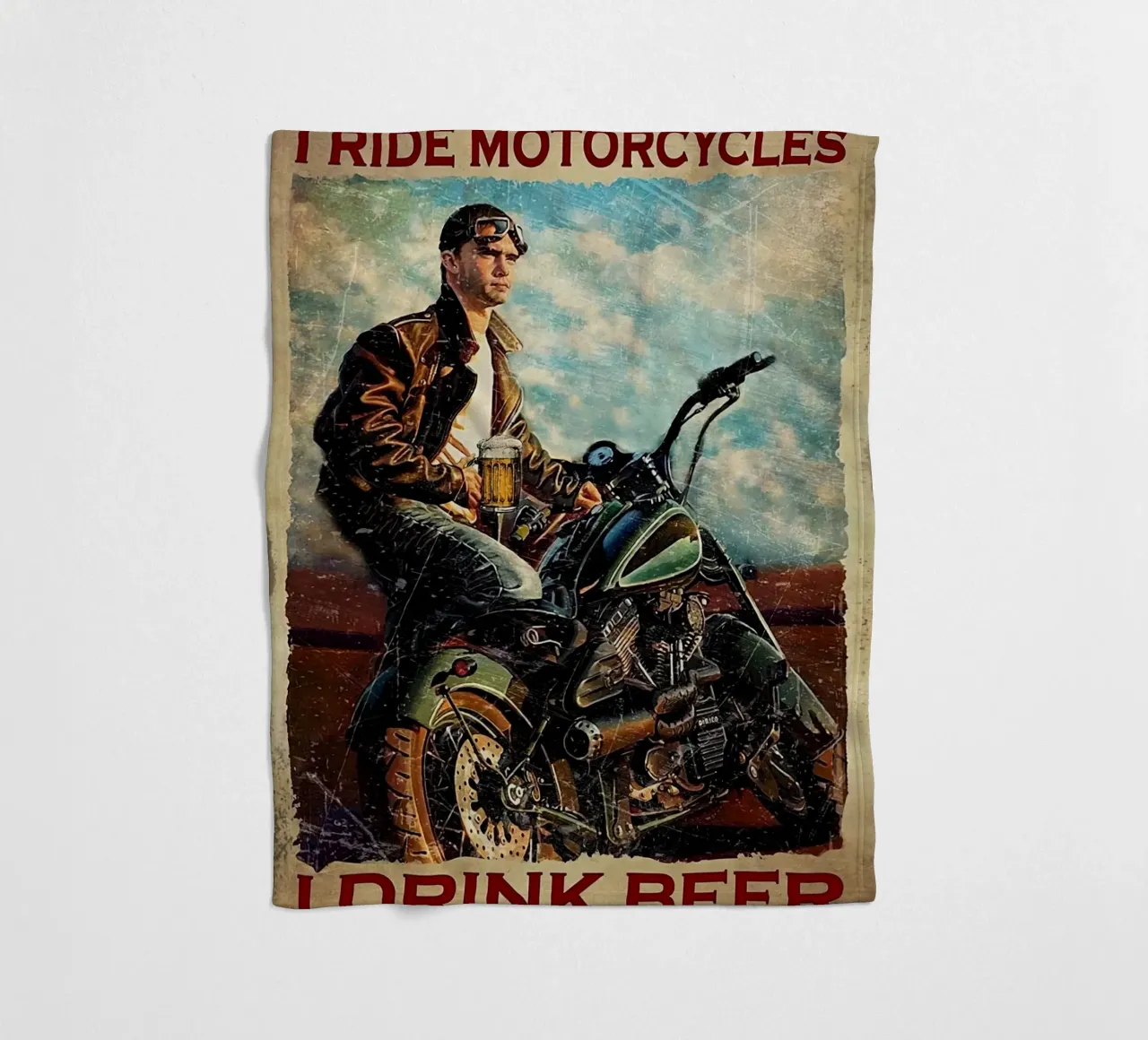 Questo è quello che faccio, vado in motocicletta coperta in pile da Aaronshop