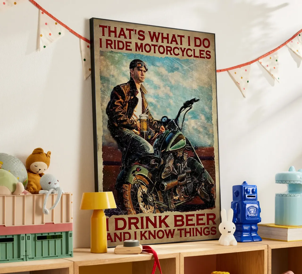 Questo è quello che faccio, vado in motocicletta alluminio dibond da Aaronshop