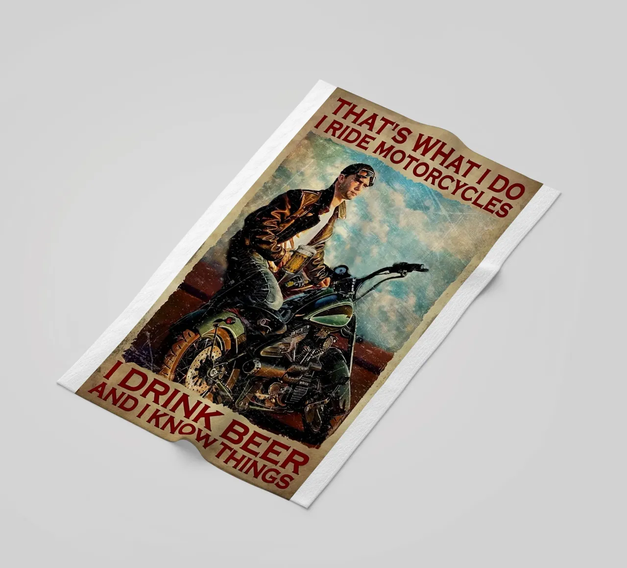 Questo è quello che faccio, vado in motocicletta telo mare da Aaronshop