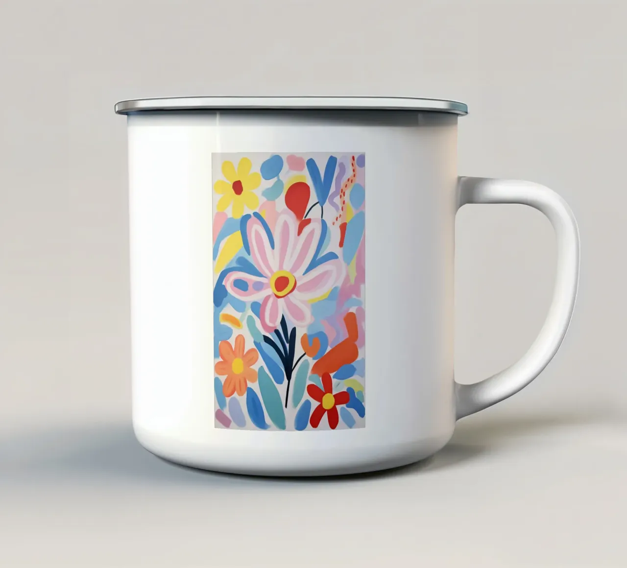 Arte da parete di Imagine tazza in smalto da Imagine