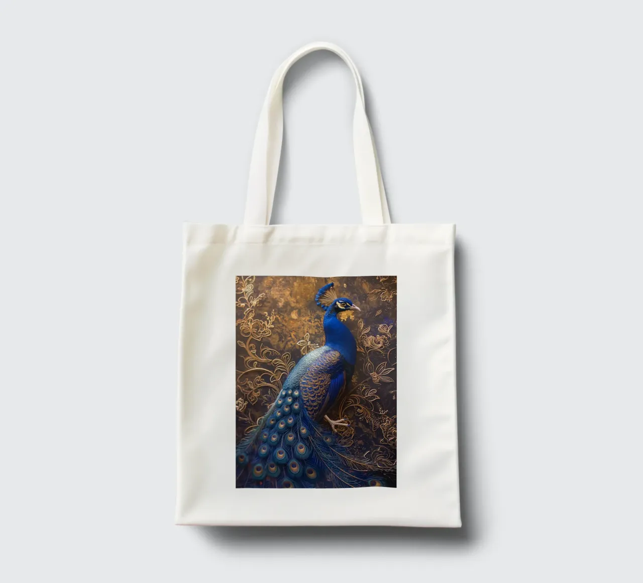 Pavone borsa in juta da Imagine