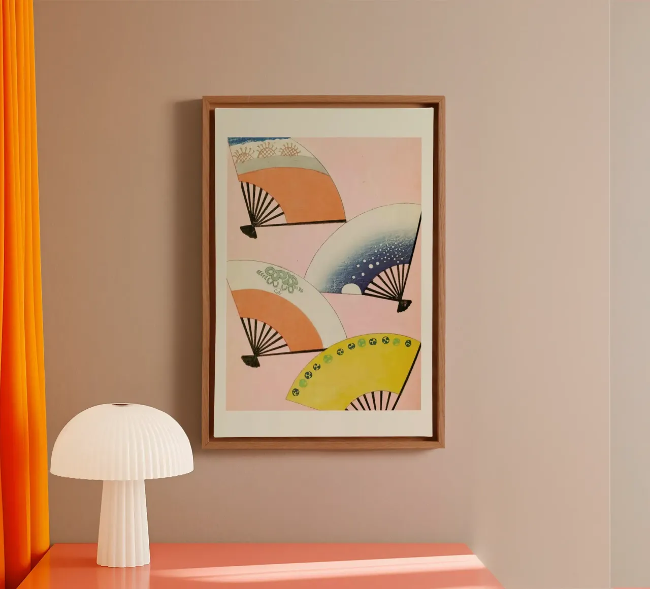 Shin-Bijutsukai - Fans canvas by Vintage by JUNIQE