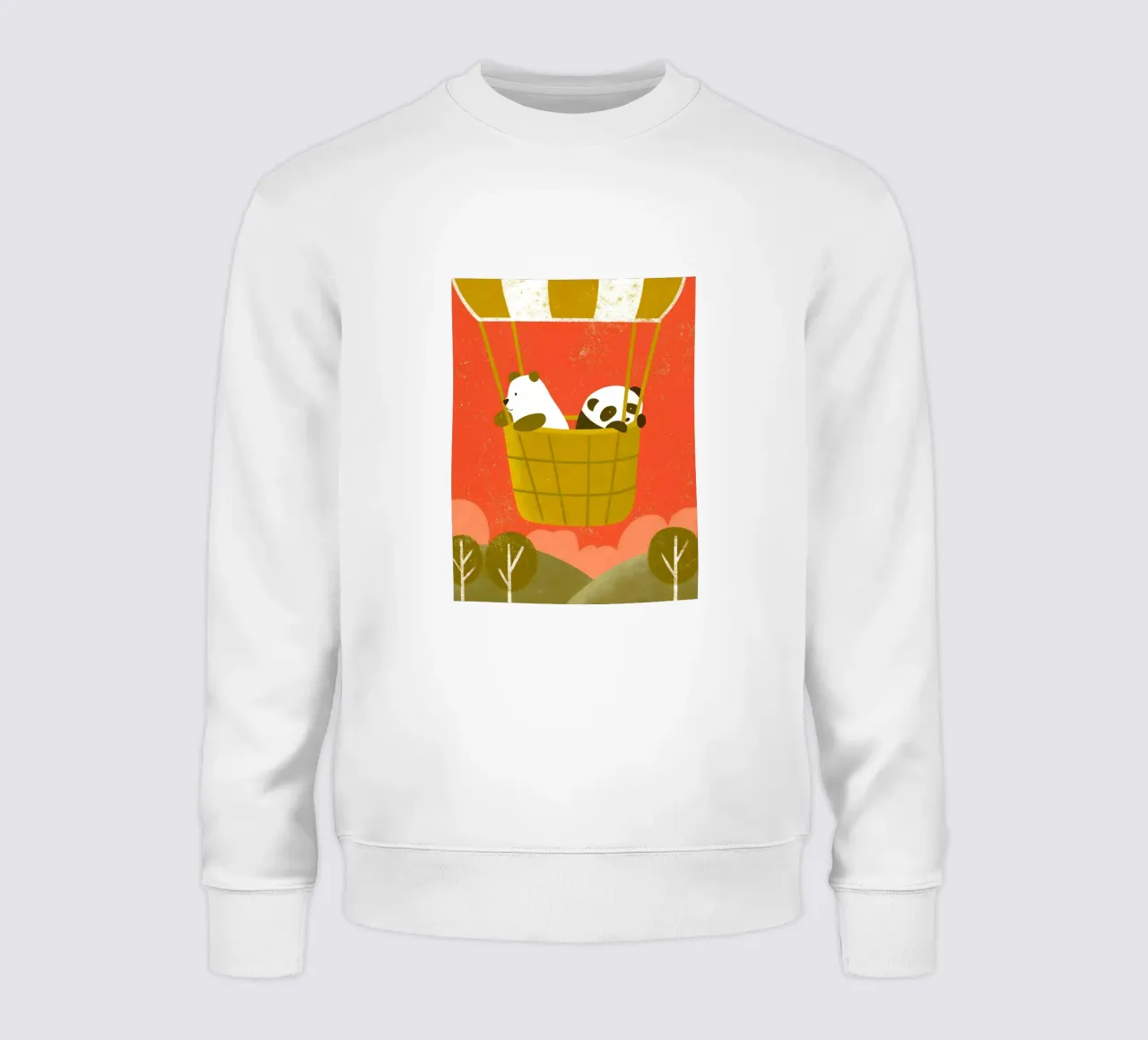 Mongolfiera con orso e panda felpa da THE LATEST SHOP