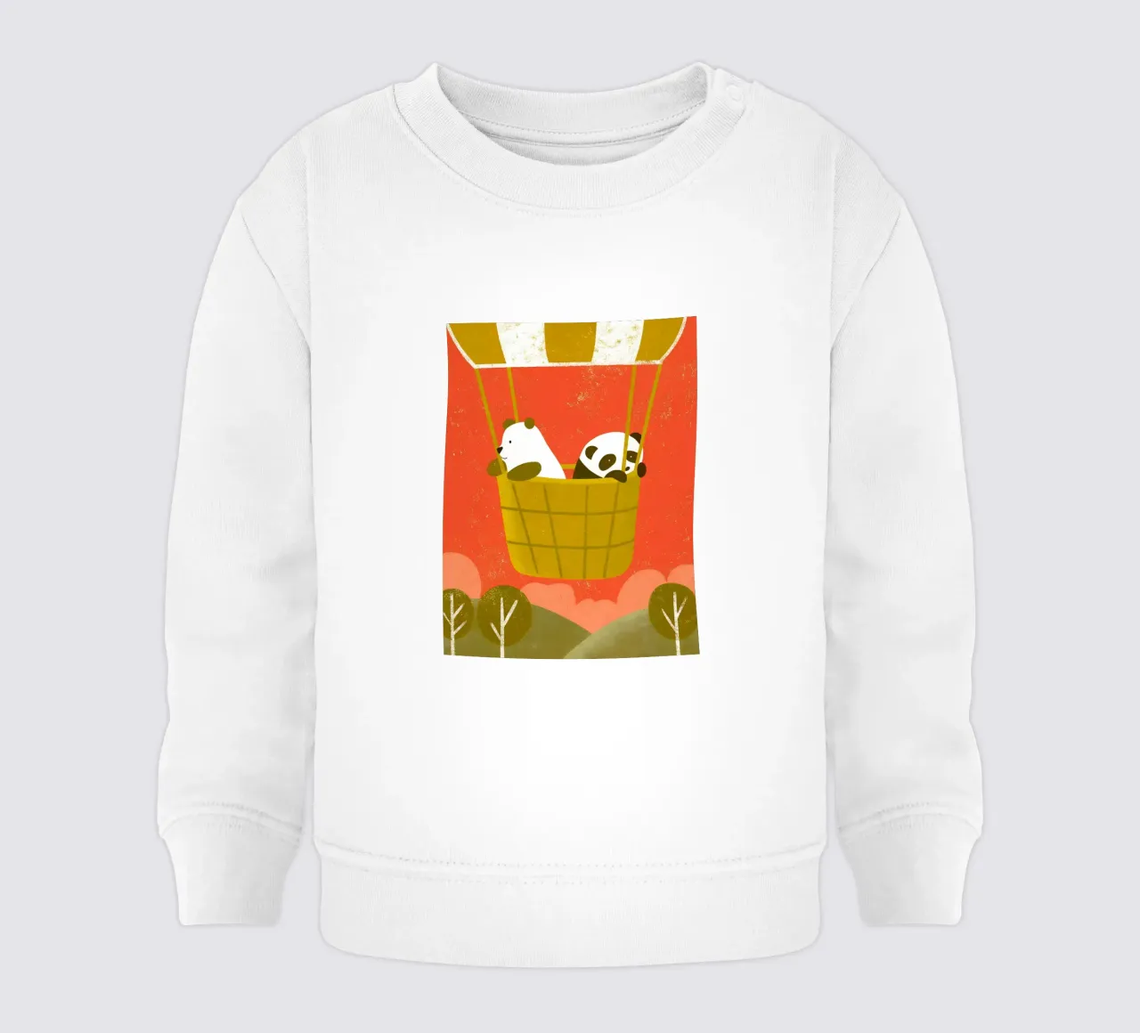 Mongolfiera con orso e panda felpa neonato da THE LATEST SHOP