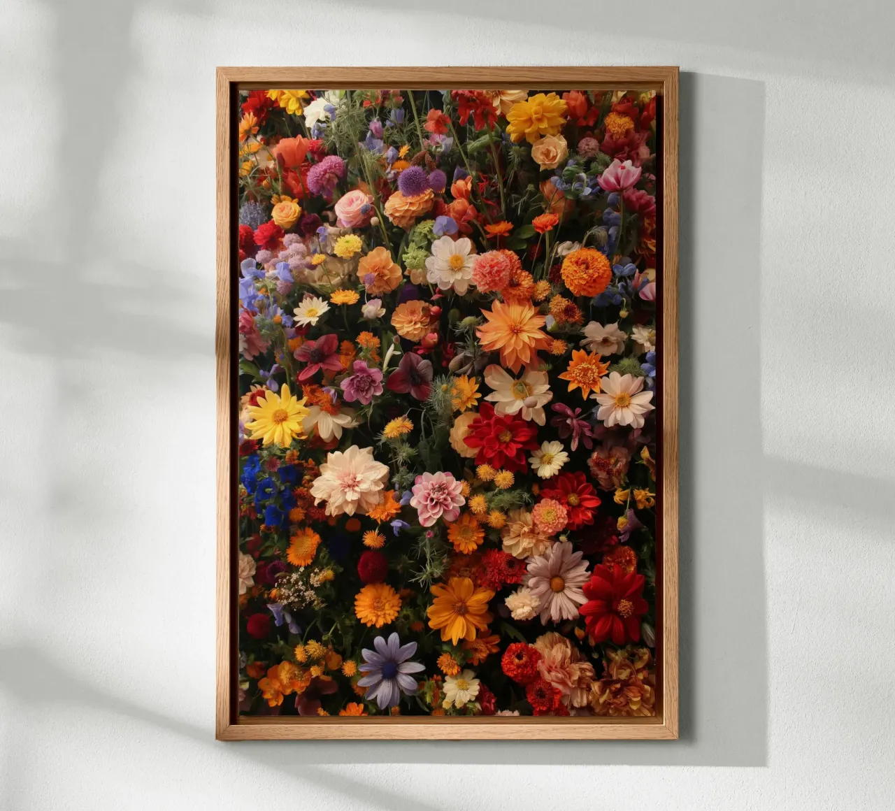Molti fiori tela con Cornice a cassetta da Imagine