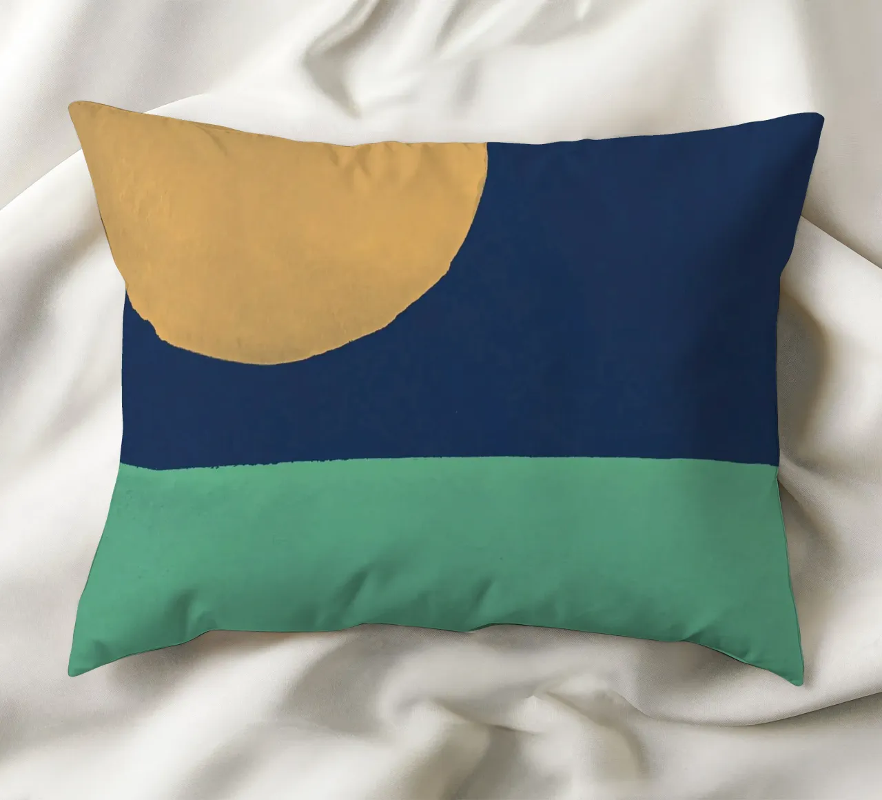 Ceppi grafici Scenario astratto - Blu notte cuscino da MoonlightPrint