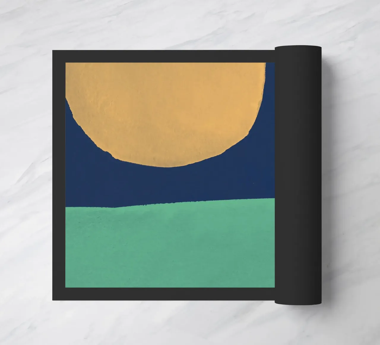 Ceppi grafici Scenario astratto - Blu notte zerbino da MoonlightPrint