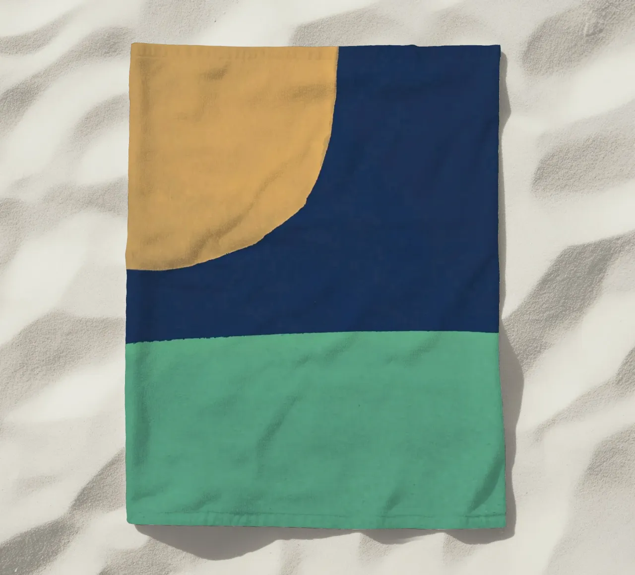 Ceppi grafici Scenario astratto - Blu notte telo mare da MoonlightPrint