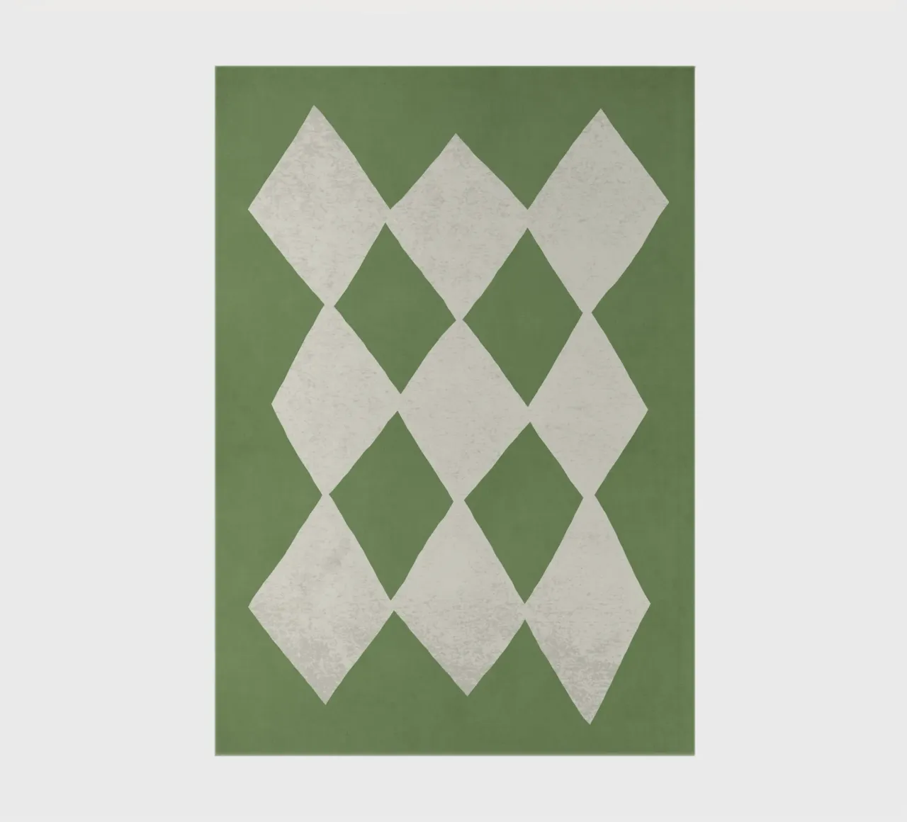 Diamond Pattern Abstract - Green notebook by MoonlightPrint