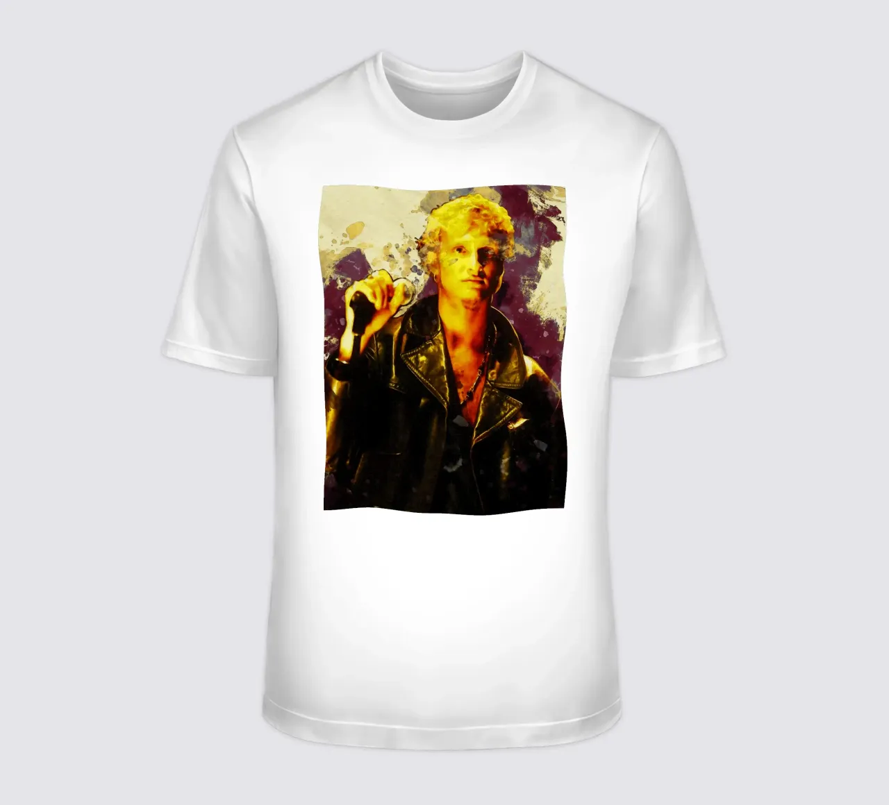 Ritratto di Layne Staley con sbaffo t-shirt da Gunawan Rb