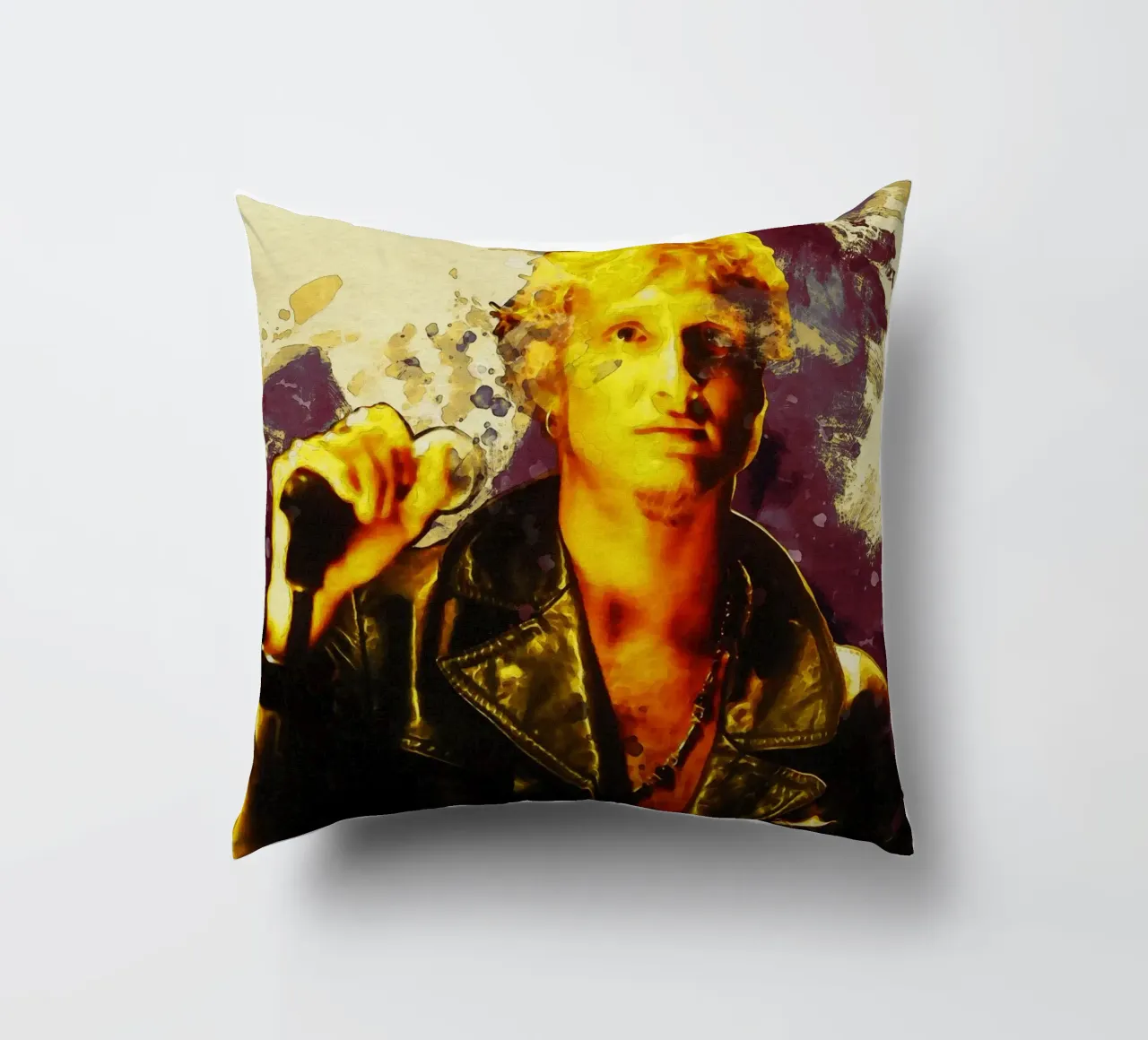 Ritratto di Layne Staley con sbaffo cuscino da Gunawan Rb