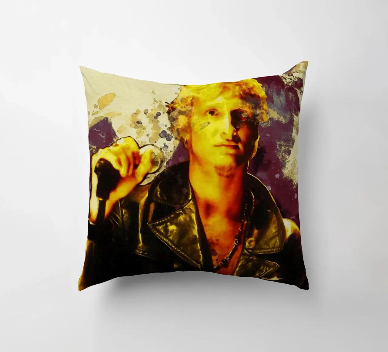 Ritratto di Layne Staley con sbaffo cuscino da Gunawan Rb