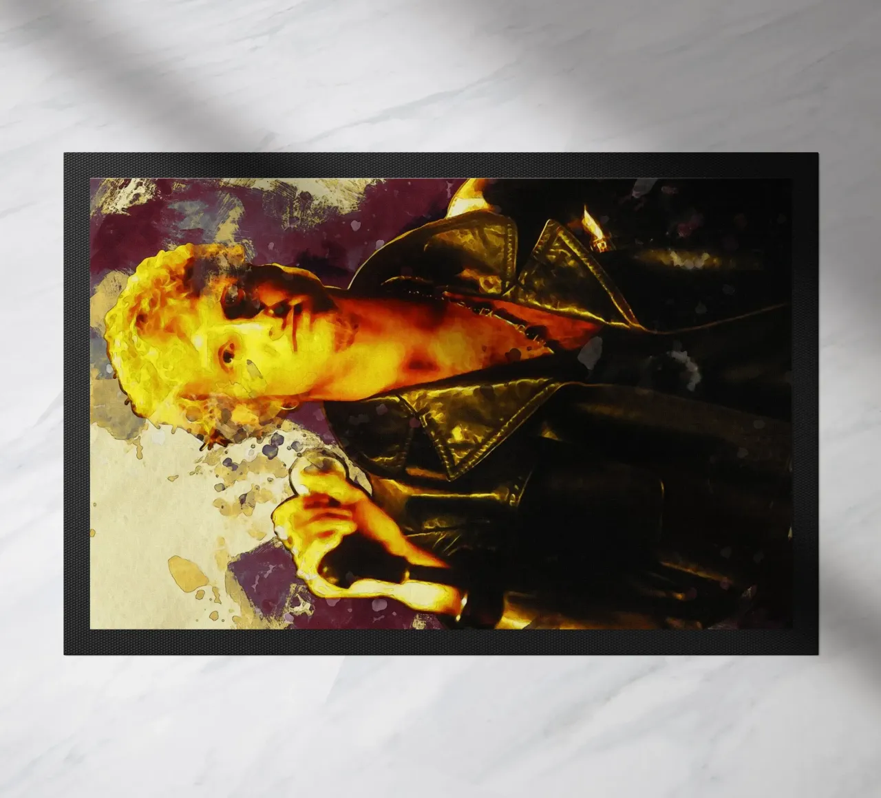 Ritratto di Layne Staley con sbaffo zerbino da Gunawan Rb