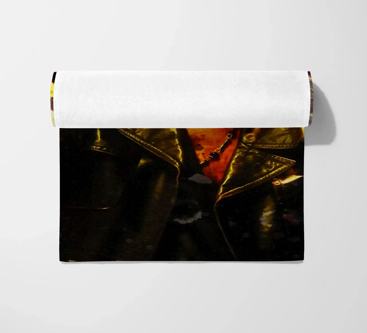 Ritratto di Layne Staley con sbaffo telo mare da Gunawan Rb