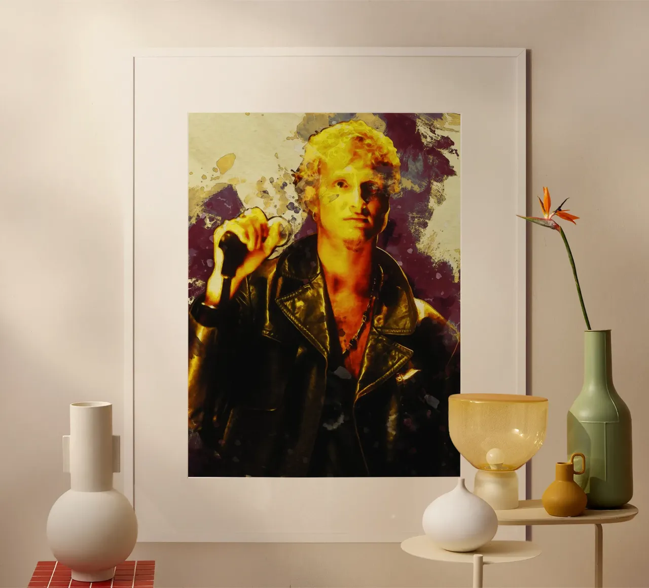 Ritratto di Layne Staley con sbaffo carta hahnemühle da Gunawan Rb
