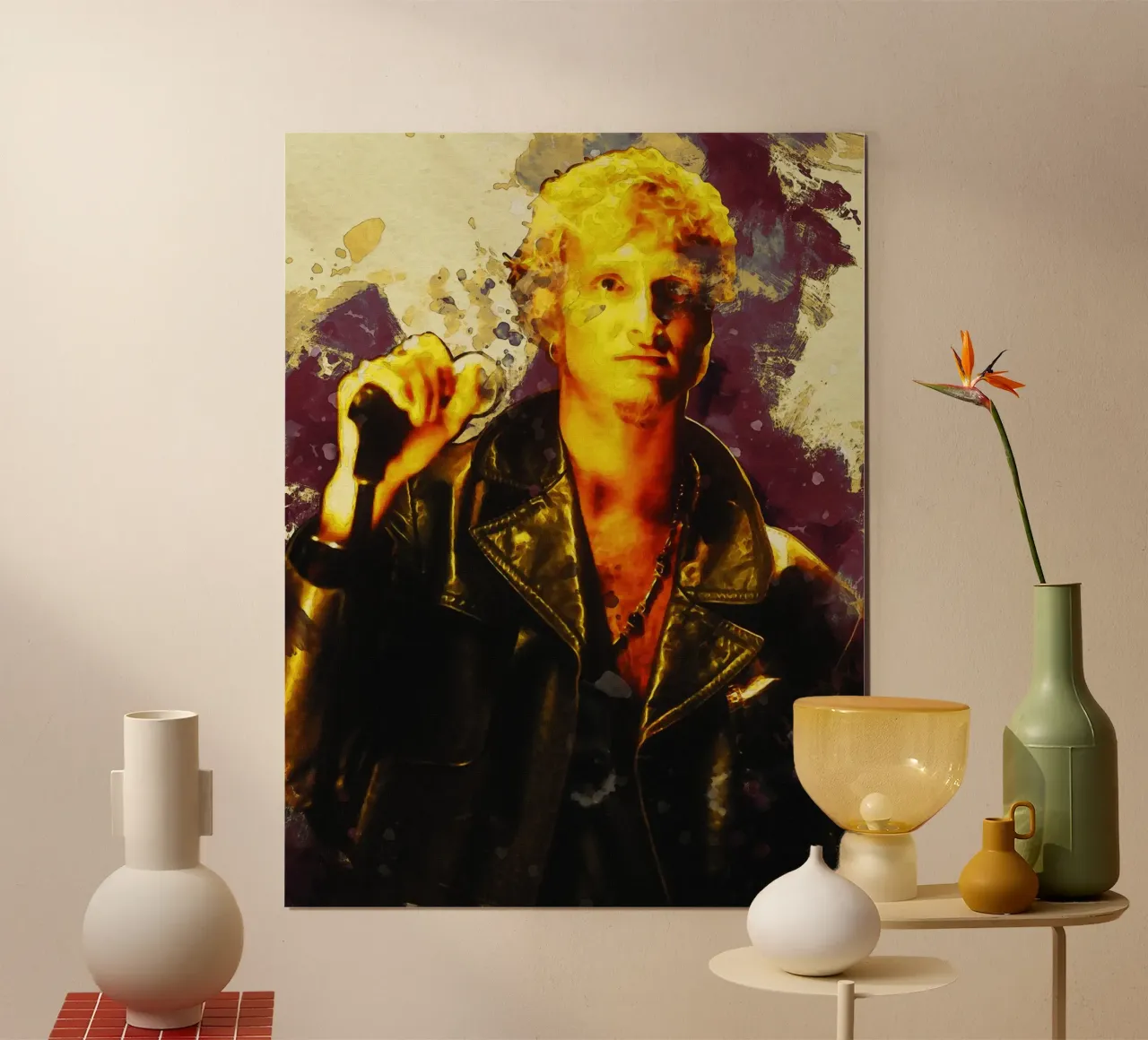 Ritratto di Layne Staley con sbaffo carta hahnemühle da Gunawan Rb