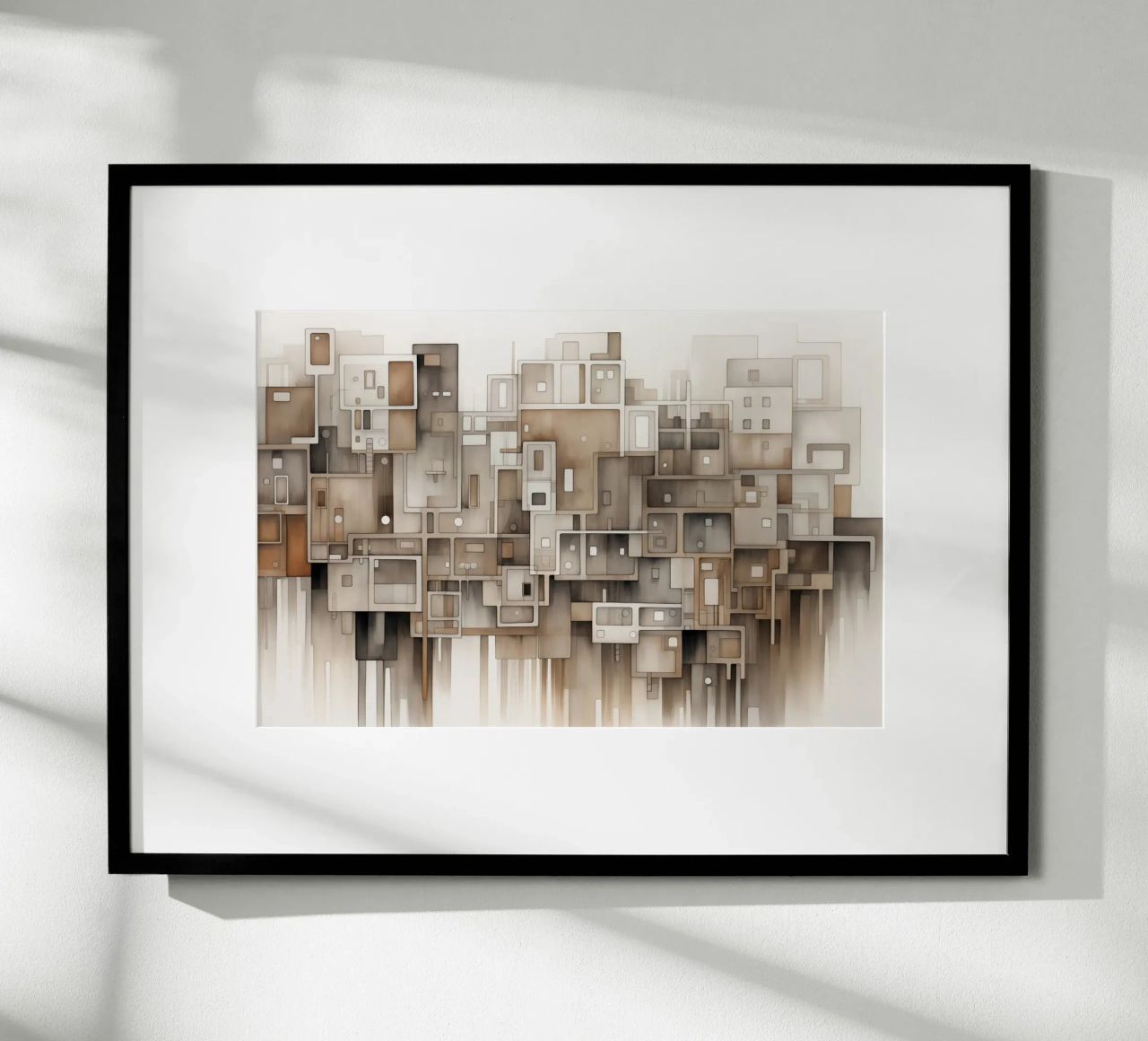 Abstract city poster by Imagine