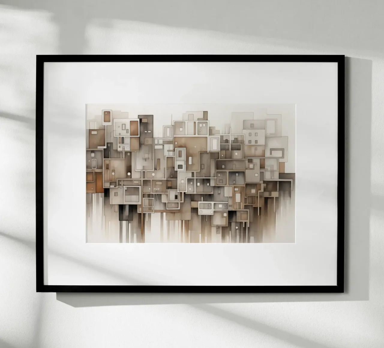 Abstract city poster by Imagine