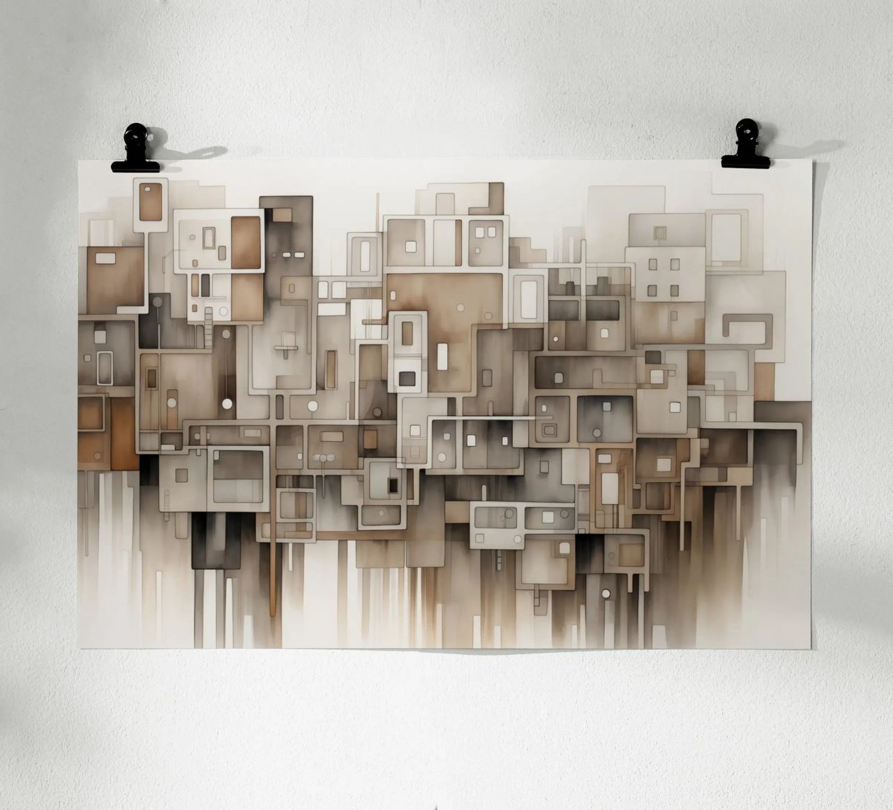 Abstract city poster by Imagine