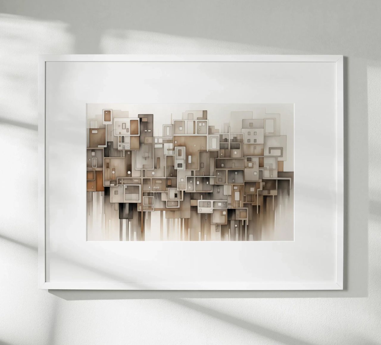 Abstract city poster by Imagine