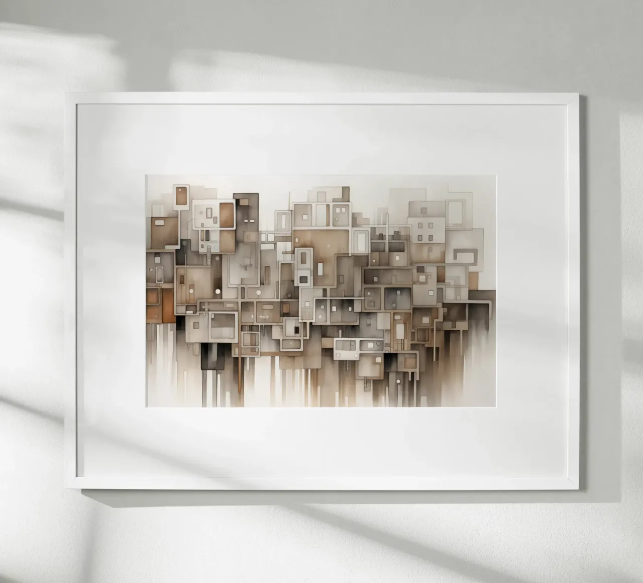 Abstract city poster by Imagine