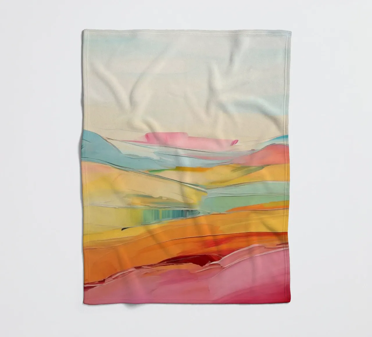 Paesaggio colorato coperta in pile da Imagine