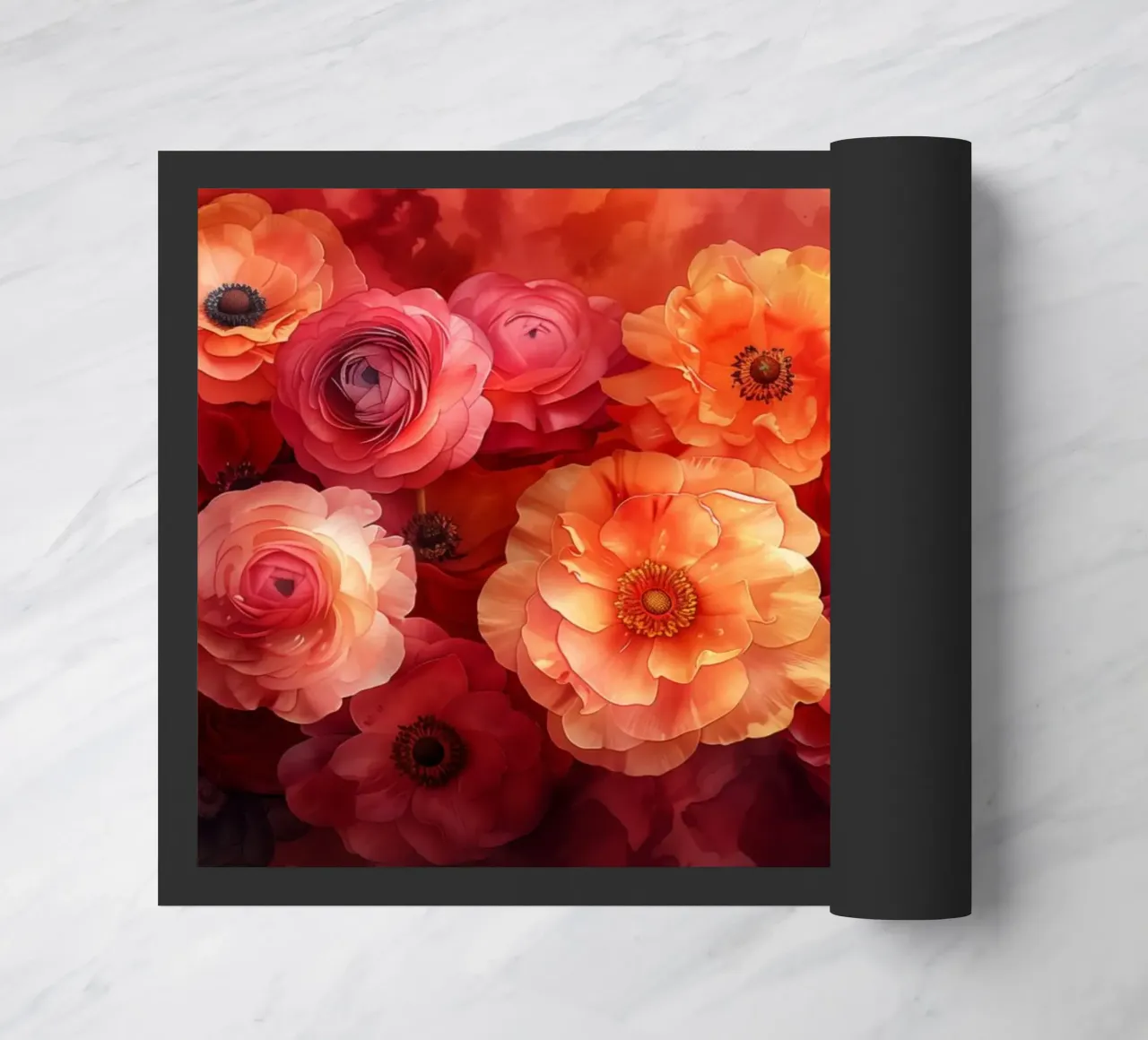 Fiori rossi zerbino da Imagine