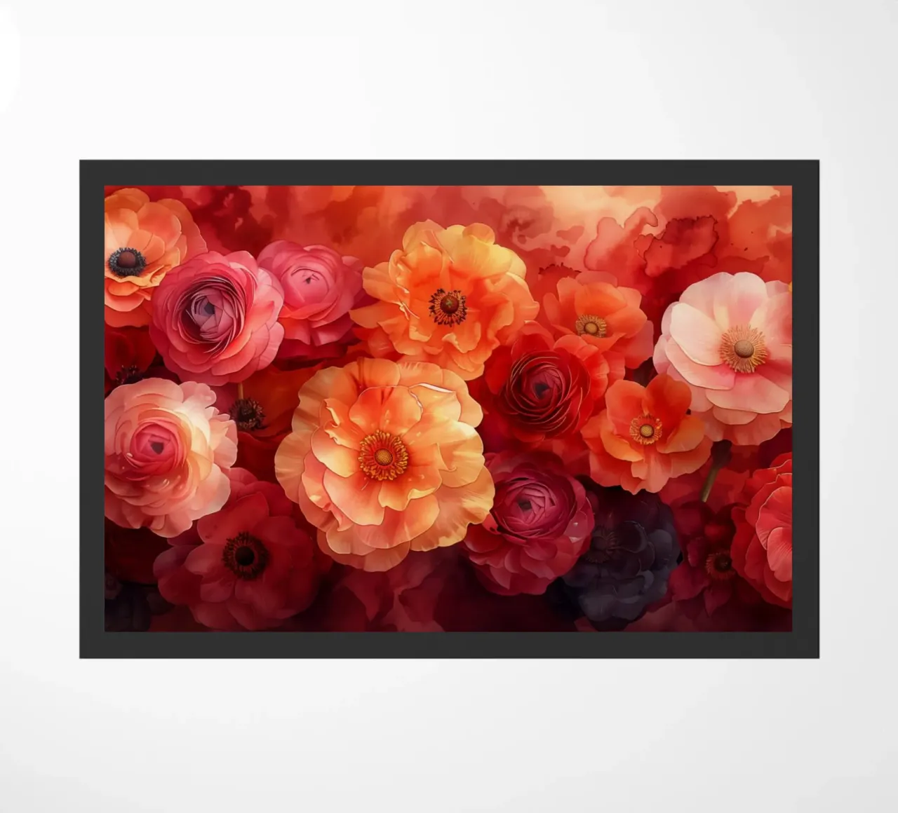 Fiori rossi zerbino da Imagine